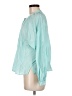 Ann Taylor LOFT Teal Long Sleeve Blouse Size M - photo 5
