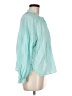 Ann Taylor LOFT Teal Long Sleeve Blouse Size M - photo 4