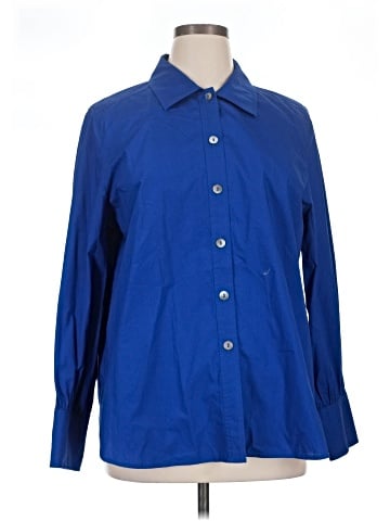Poetry Long Sleeve Button-Down Shirt (view 1)