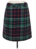 Talbots Plaid Green Casual Skirt Size 8 - photo 1