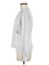 Express Polka Dots White Long Sleeve Blouse Size M - photo 5
