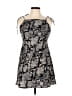 Zara 100% Polyester Paisley Black Casual Dress Size L - photo 1