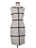 Calvin Klein Graphic Gray Casual Dress Size 4 - photo 1