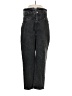 MNG 100% Cotton Tweed Black Jeans Size 8 - photo 1