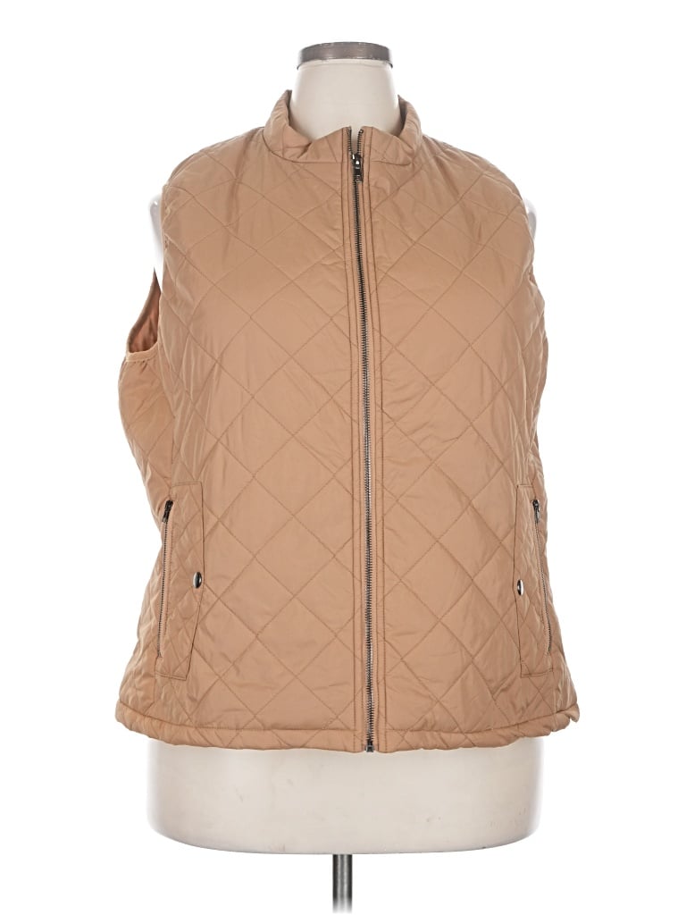 Pre-owned Fuinloth Vest In Tan