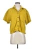 Toad & Co Yellow Short Sleeve Blouse Size S - photo 1