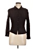 Assorted Brands 100% Nylon Black Burgundy Long Sleeve Blouse Size L - photo 1