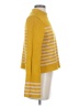 Moth Stripes Yellow Turtleneck Sweater Size XS - photo 4