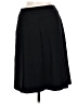 Sportmax Solid Black Wool Skirt Size 6 - photo 2