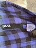 BDG 100% Cotton Checkered-gingham Blue Short Sleeve Blouse Size S - photo 7