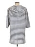 J Valdi 100% Polyester Gray 3/4 Sleeve Top Size L - photo 2
