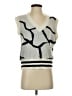 Shein 100% Polyester Silver Sweater Vest Size 4 - photo 1