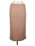 Time and Tru 100% Polyester Solid Tan Casual Skirt Size M - photo 2