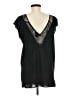 Bisou Bisou Black Short Sleeve Blouse Size M - photo 2