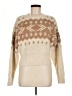 Zara Chevron-herringbone Tan Pullover Sweater Size M - photo 1