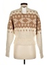 Zara Chevron-herringbone Tan Pullover Sweater Size M - photo 2