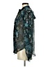 Bishop + Young 100% Polyester Teal Long Sleeve Blouse Size M - photo 5