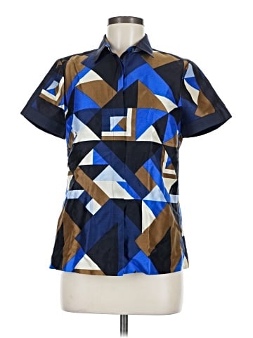 J.Crew Collection Short Sleeve Blouse (view 1)