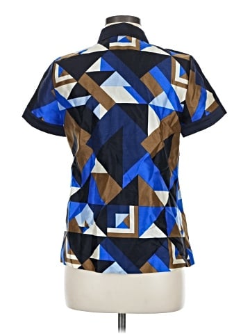 J.Crew Collection Short Sleeve Blouse (view 2)