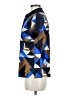 J.Crew Collection Color Block Blue Short Sleeve Blouse Size 6 - photo 5