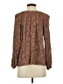 Final Touch Brown Long Sleeve Blouse Size S - photo 2