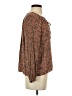 Final Touch Brown Long Sleeve Blouse Size S - photo 4