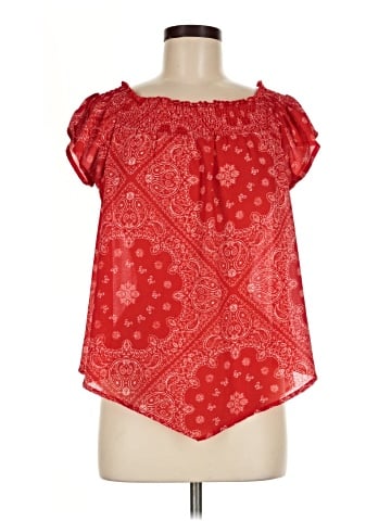 Self Esteem Short Sleeve Blouse (view 1)