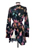 MELLODAY 100% Polyester Tropical Black Cocktail Dress Size S - photo 2