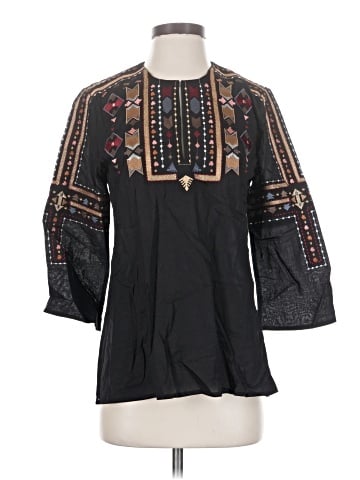 L'Agence 3/4 Sleeve Blouse (view 1)