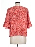 Shein Red 3/4 Sleeve Blouse Size 12 - photo 2