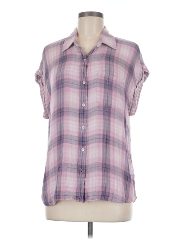 Cosmic Blue Love Short Sleeve Blouse (view 1)