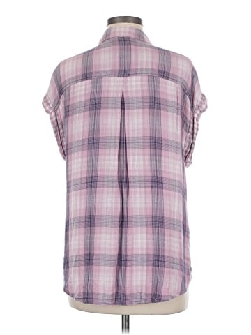 Cosmic Blue Love Short Sleeve Blouse (view 2)