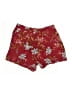 Vince Camuto 100% Viscose Floral Red Shorts Size 8 - photo 1