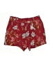 Vince Camuto 100% Viscose Floral Red Shorts Size 8 - photo 2