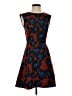 J.Crew 100% Polyester Print Burgundy Cocktail Dress Size 0 - photo 1