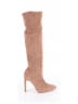 Fashion Nova Tan Boots Size 8 1/2 - photo 1