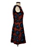 J.Crew 100% Polyester Print Burgundy Cocktail Dress Size 0 - photo 4