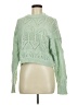 Topshop 100% Polyester Green Pullover Sweater Size 8 - 10 - photo 1