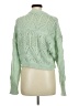 Topshop 100% Polyester Green Pullover Sweater Size 8 - 10 - photo 2