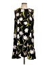 Halogen 100% Polyester Floral Black Casual Dress Size L - photo 1
