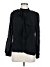 BCBGMAXAZRIA 100% Silk Black Blouse Size M - photo 1