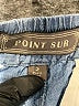 Point Sur 100% Cotton Blue Casual Pants Size 2 - photo 7