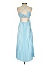 Shein Blue Cocktail Dress Size 4 - photo 2