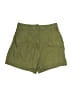 Zara Solid Green Khaki Shorts Size XS - photo 1