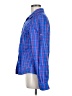 Columbia Plaid Blue Long Sleeve Blouse Size M - photo 5
