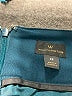 Worthington 100% Polyester Solid Teal Formal Skirt Size 12 - photo 4