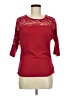 BCX Red 3/4 Sleeve Top Size M - photo 1