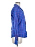 Columbia Plaid Blue Long Sleeve Blouse Size M - photo 4