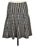 Max Studio Houndstooth Black Casual Skirt Size M - photo 1
