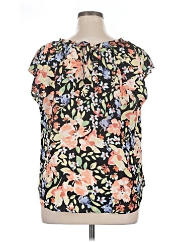 LC Lauren Conrad Short Sleeve Blouse (view 2)